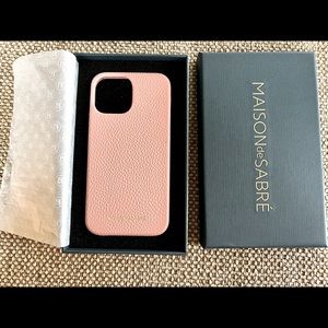 Brand new Maison de Sabre iphone 13 pro max snap case